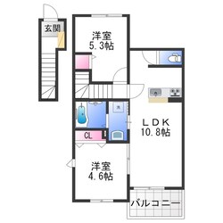 グランヴェール泉ヶ丘Vの物件間取画像